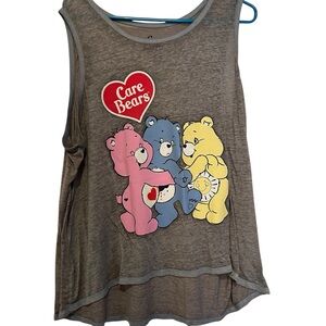 Care Bears Sz3X Sleeveless Tank Top - Gray